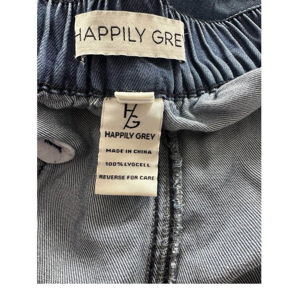 Happily Grey Women's/ Juniors Lyocell Cargo Pants Elastic Waist Size 9/29 - Picture 5 of 7
